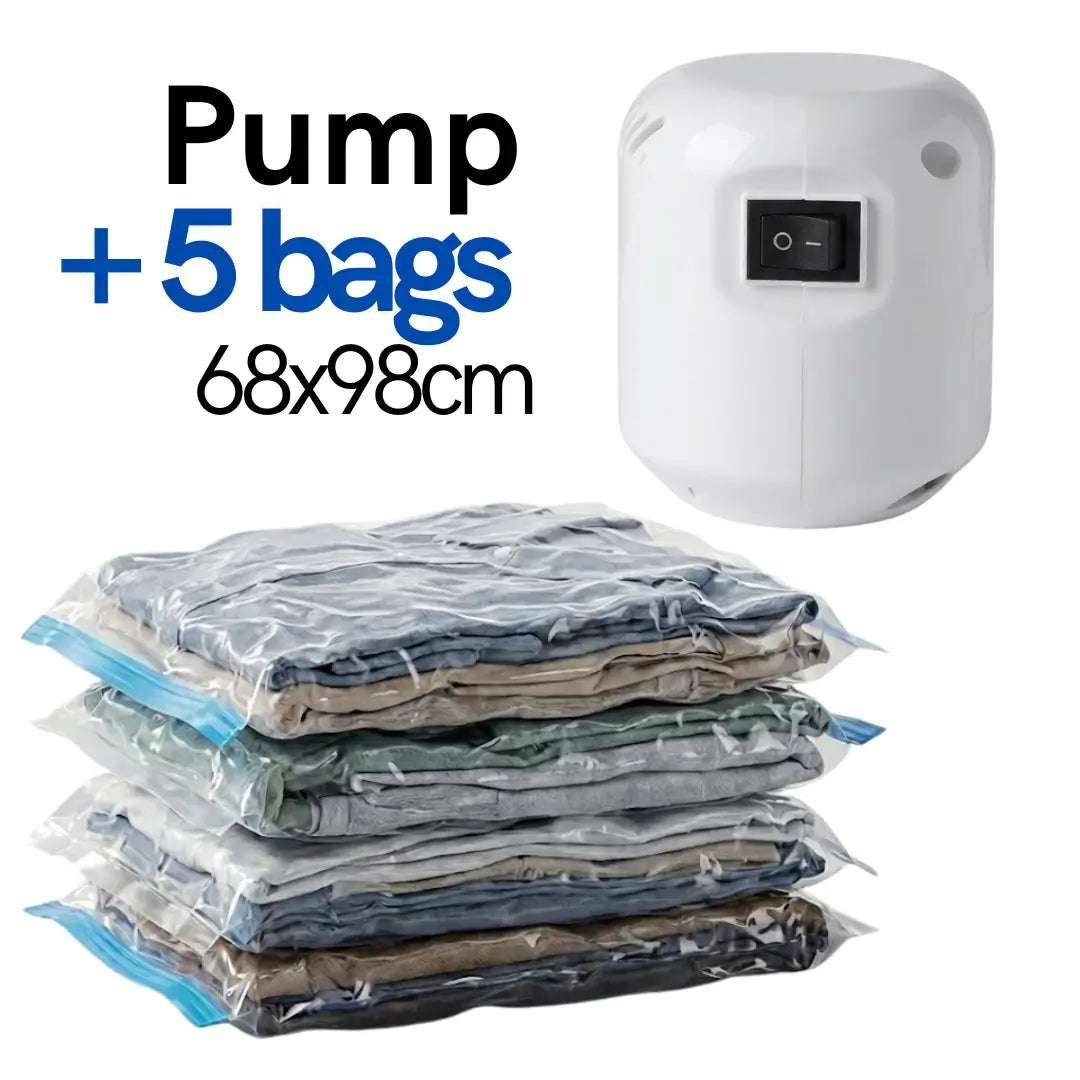 KIVAN Vacuum+ | Space-Saving Pack for Closet and Travel
