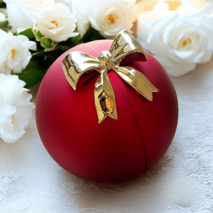 Round Eternal Rose Jewelry Gift Box w/ Heart Promise Ring