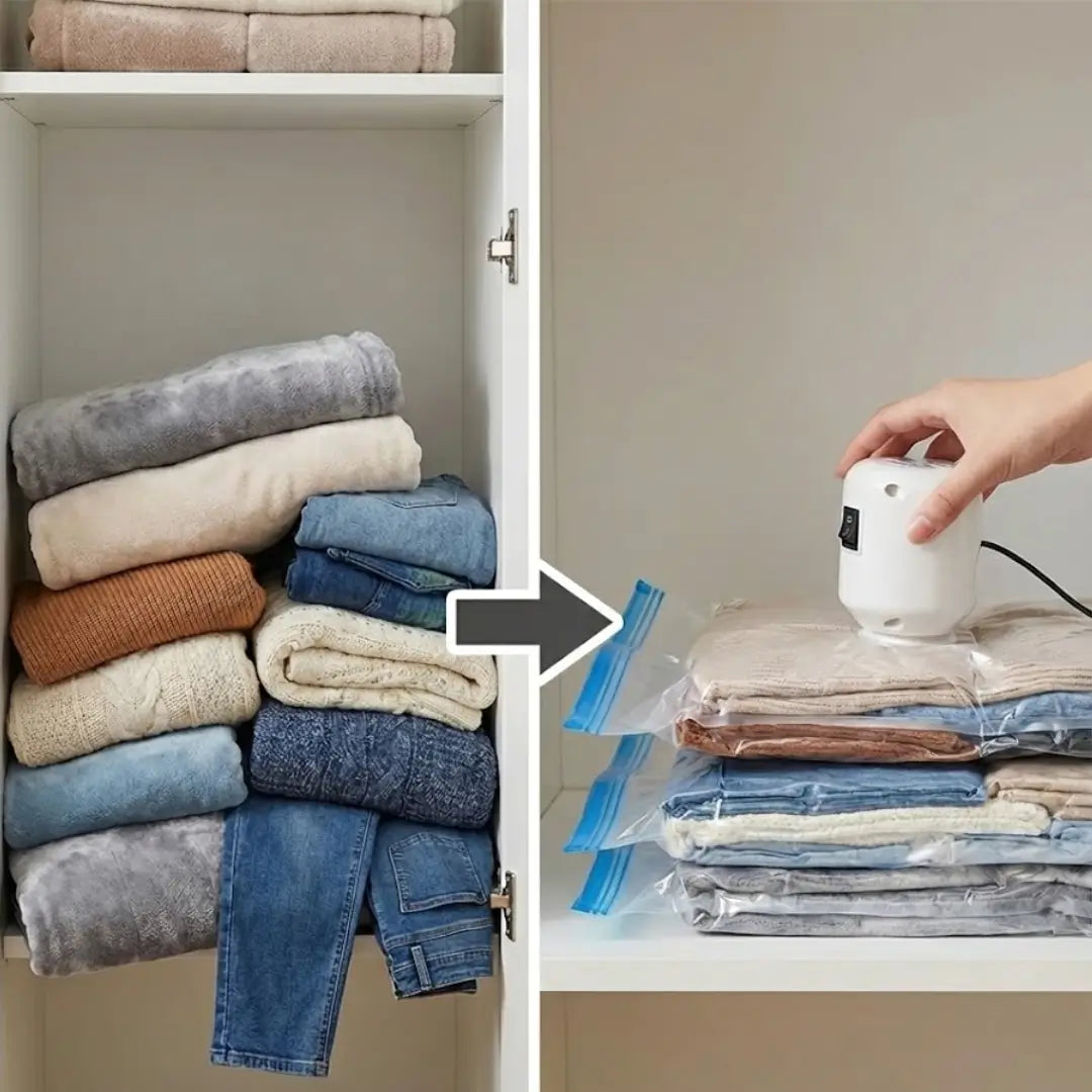 KIVAN Vaccum+ | Space-Saving Pack for Closet and Travel
