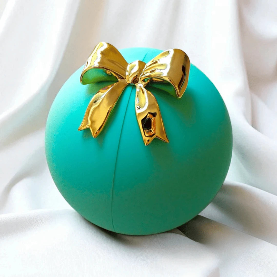 Round Eternal Rose Jewelry Gift Box w/ Heart Promise Ring