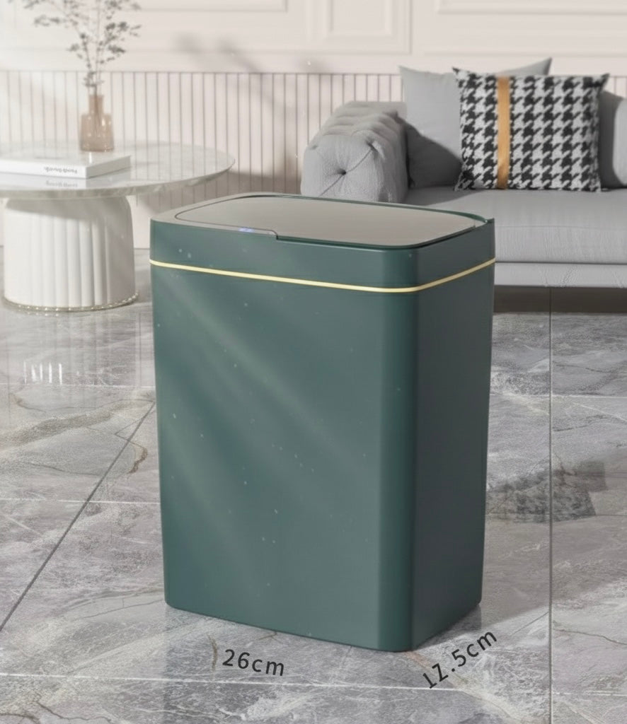 Smart Bathroom Trash Can - Automatic Bagging Electronic Touchless Sensor Garbage Bin 15L