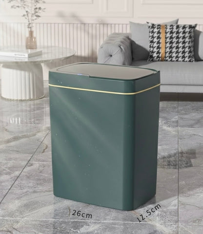 Smart Bathroom Trash Can - Automatic Bagging Electronic Touchless Sensor Garbage Bin 15L