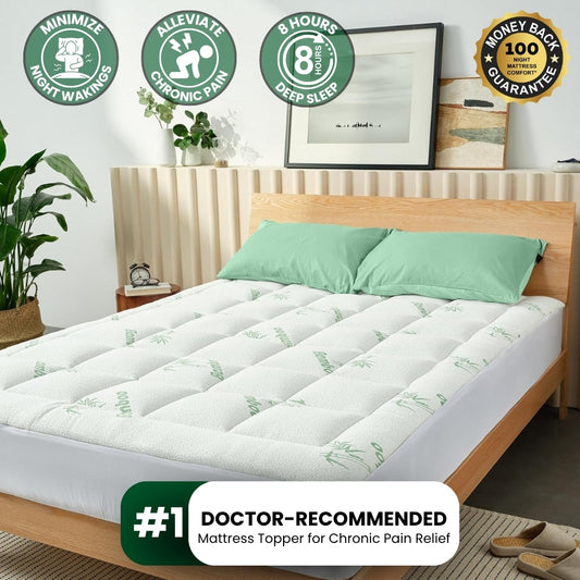 OrthoBed™ Bamboo Mattress Topper