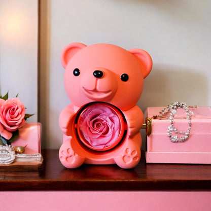 Eternal Rose Bear W/ Promise Ring